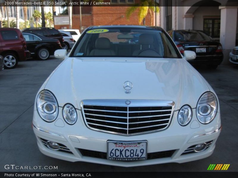 Arctic White / Cashmere 2008 Mercedes-Benz E 350 Sedan
