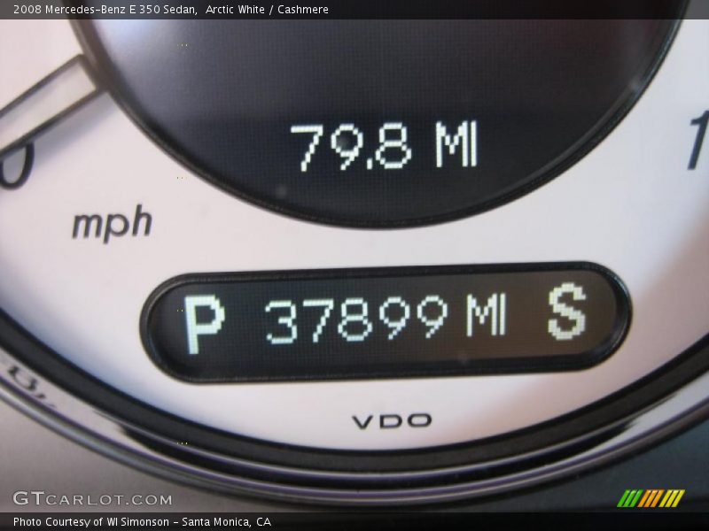 Arctic White / Cashmere 2008 Mercedes-Benz E 350 Sedan