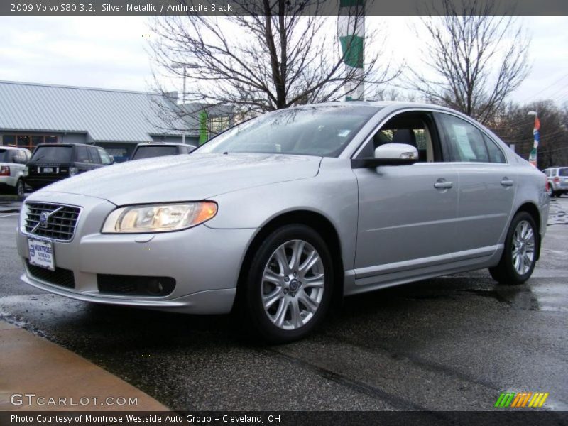 Silver Metallic / Anthracite Black 2009 Volvo S80 3.2