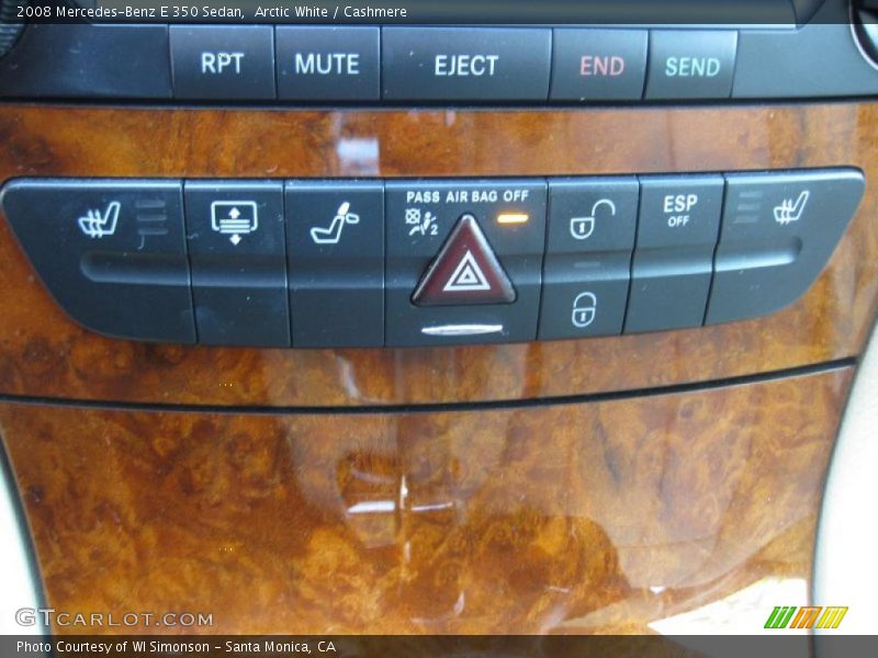 Arctic White / Cashmere 2008 Mercedes-Benz E 350 Sedan