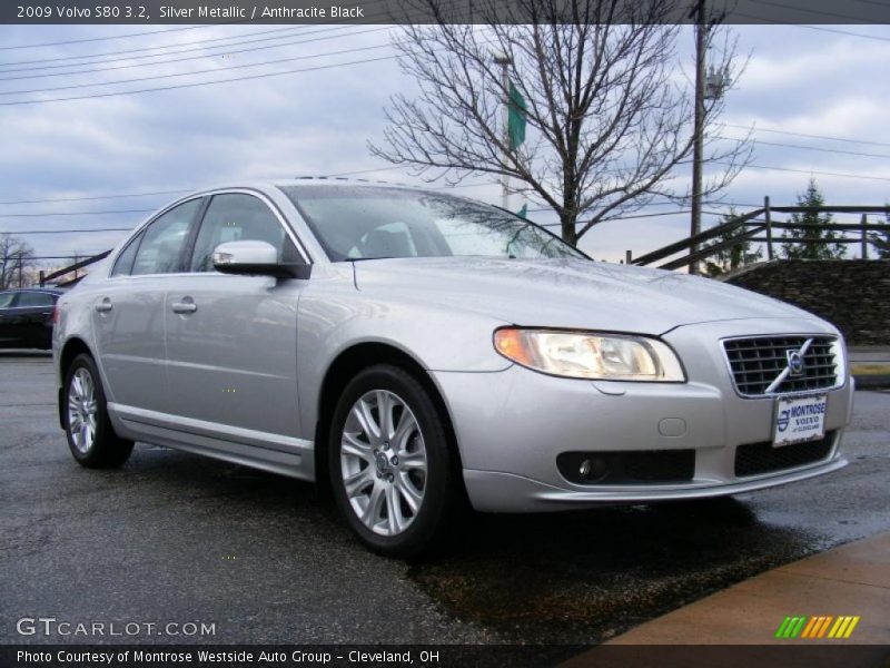 Silver Metallic / Anthracite Black 2009 Volvo S80 3.2