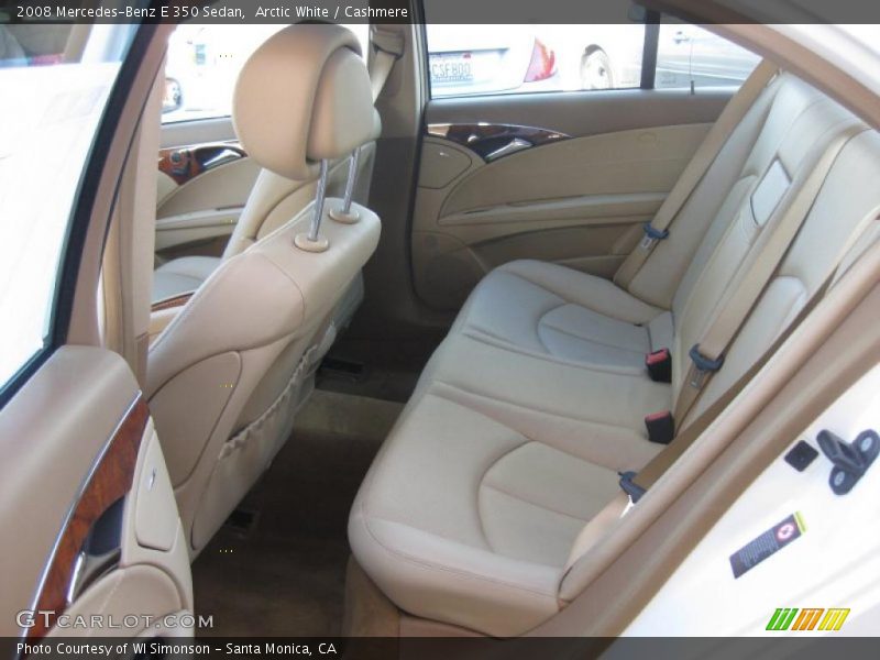Arctic White / Cashmere 2008 Mercedes-Benz E 350 Sedan