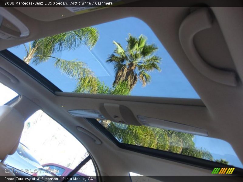Arctic White / Cashmere 2008 Mercedes-Benz E 350 Sedan
