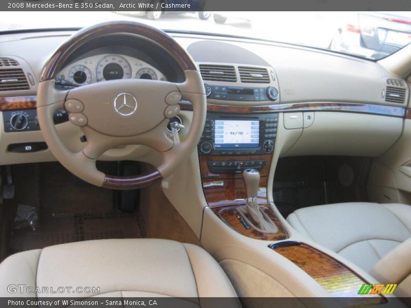 Arctic White / Cashmere 2008 Mercedes-Benz E 350 Sedan