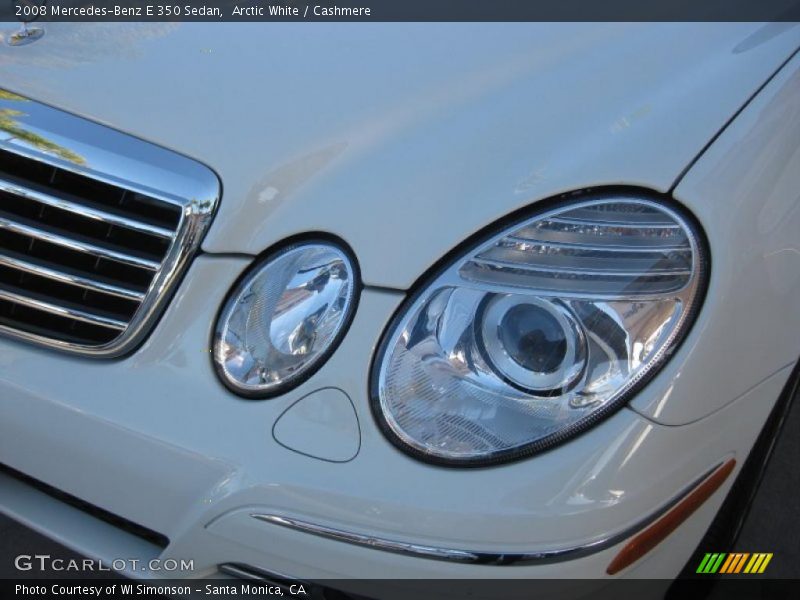 Arctic White / Cashmere 2008 Mercedes-Benz E 350 Sedan