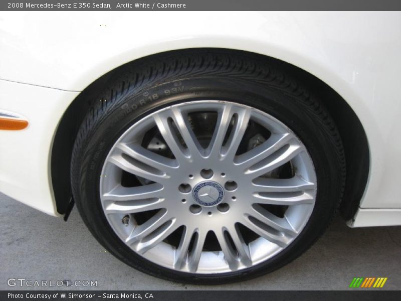 Arctic White / Cashmere 2008 Mercedes-Benz E 350 Sedan