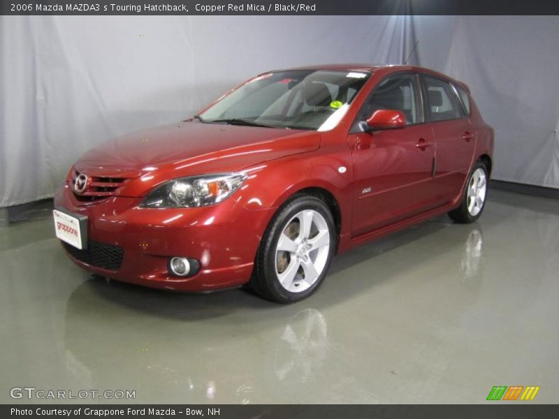 Copper Red Mica / Black/Red 2006 Mazda MAZDA3 s Touring Hatchback