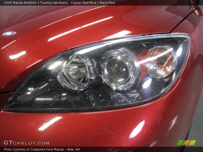 Copper Red Mica / Black/Red 2006 Mazda MAZDA3 s Touring Hatchback