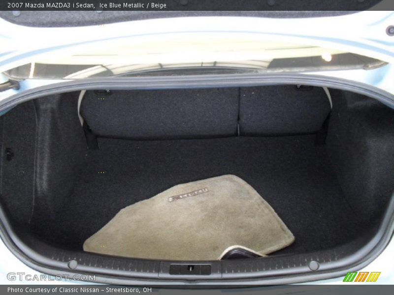 Ice Blue Metallic / Beige 2007 Mazda MAZDA3 i Sedan