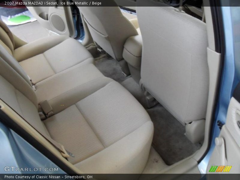 Ice Blue Metallic / Beige 2007 Mazda MAZDA3 i Sedan