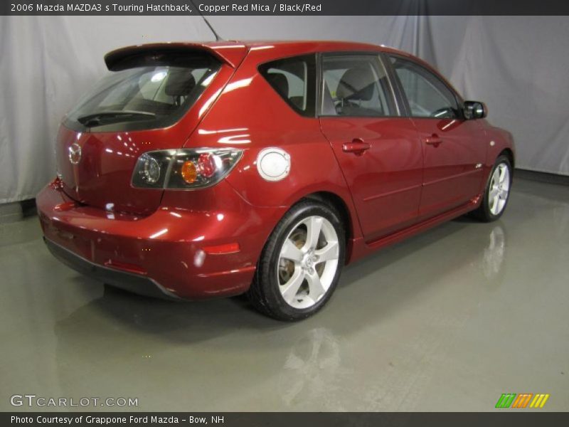 Copper Red Mica / Black/Red 2006 Mazda MAZDA3 s Touring Hatchback