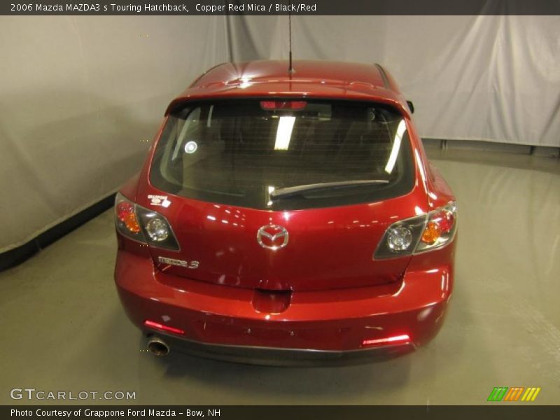 Copper Red Mica / Black/Red 2006 Mazda MAZDA3 s Touring Hatchback