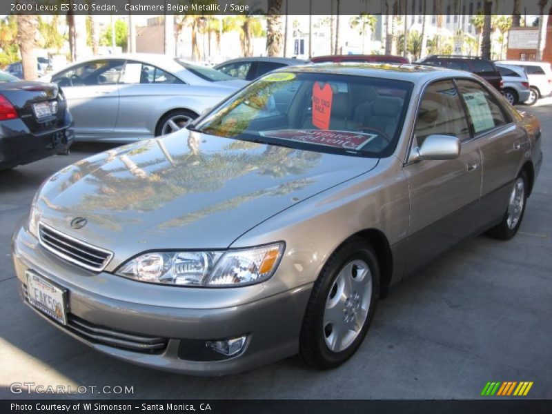 Cashmere Beige Metallic / Sage 2000 Lexus ES 300 Sedan