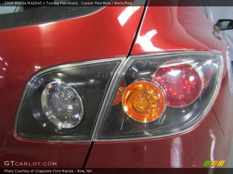 Copper Red Mica / Black/Red 2006 Mazda MAZDA3 s Touring Hatchback