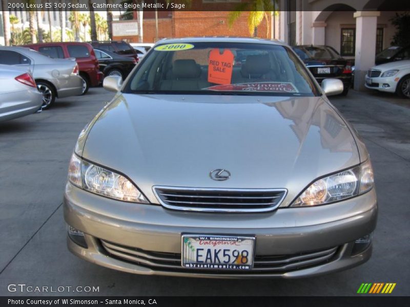 Cashmere Beige Metallic / Sage 2000 Lexus ES 300 Sedan