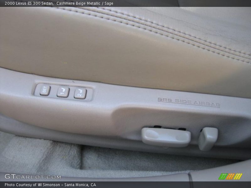 Cashmere Beige Metallic / Sage 2000 Lexus ES 300 Sedan