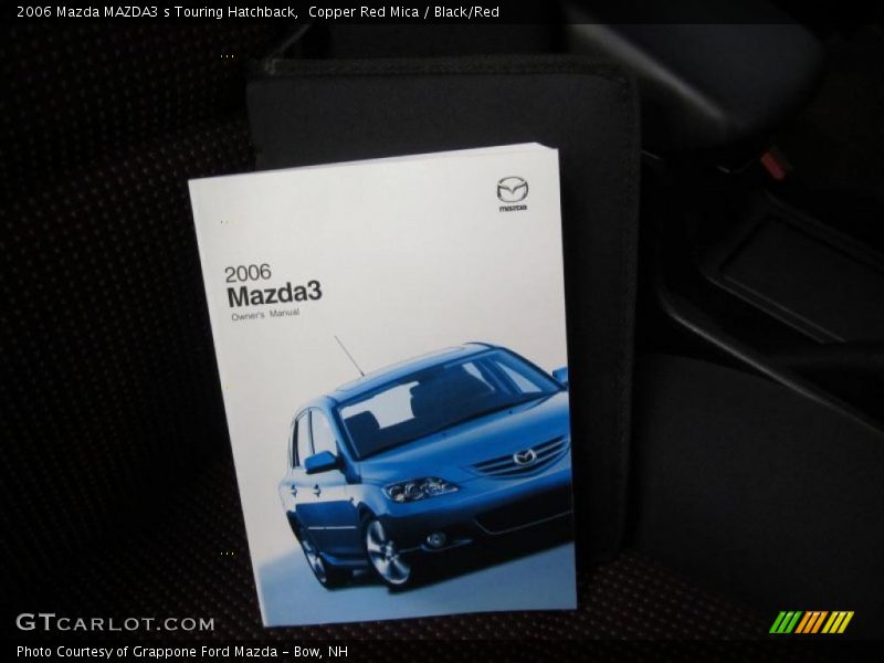 Copper Red Mica / Black/Red 2006 Mazda MAZDA3 s Touring Hatchback