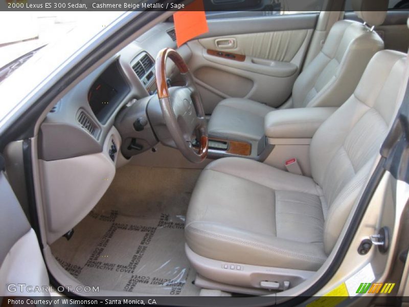 Cashmere Beige Metallic / Sage 2000 Lexus ES 300 Sedan