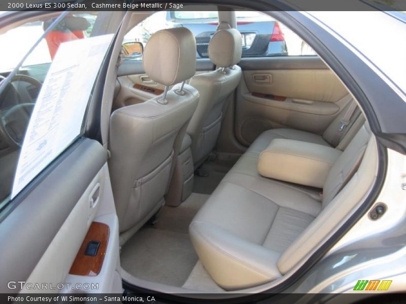 Cashmere Beige Metallic / Sage 2000 Lexus ES 300 Sedan