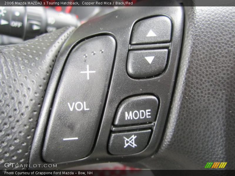 Copper Red Mica / Black/Red 2006 Mazda MAZDA3 s Touring Hatchback