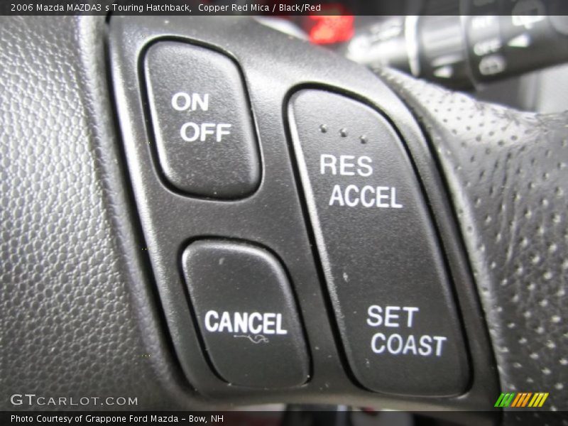 Copper Red Mica / Black/Red 2006 Mazda MAZDA3 s Touring Hatchback