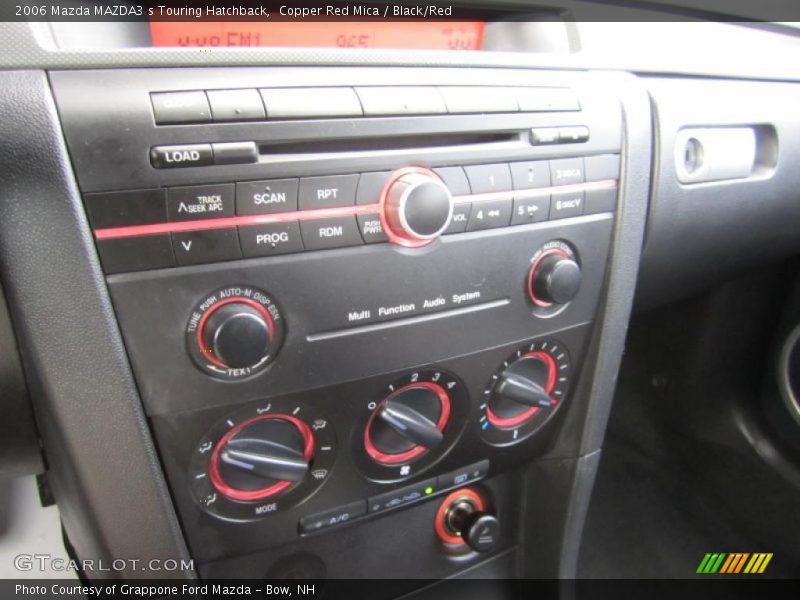 Copper Red Mica / Black/Red 2006 Mazda MAZDA3 s Touring Hatchback