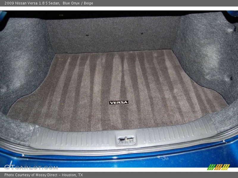 Blue Onyx / Beige 2009 Nissan Versa 1.8 S Sedan