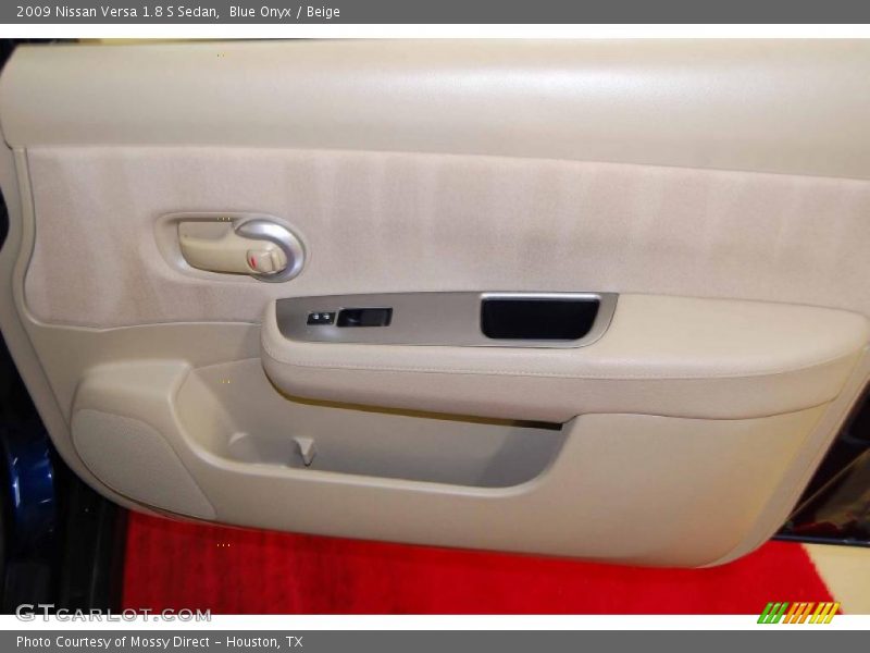 Blue Onyx / Beige 2009 Nissan Versa 1.8 S Sedan