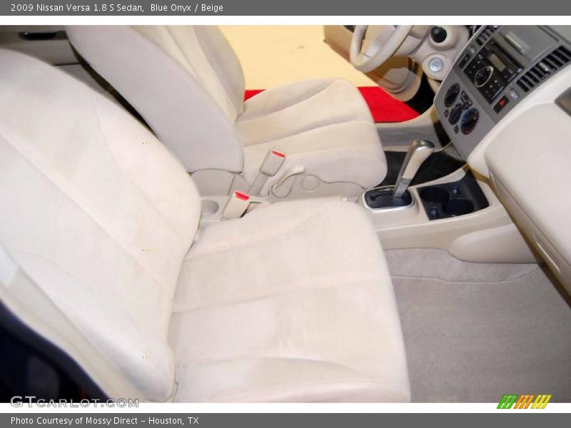 Blue Onyx / Beige 2009 Nissan Versa 1.8 S Sedan