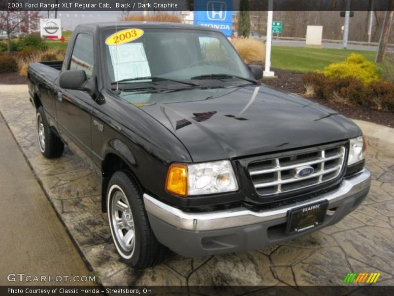 Black / Dark Graphite 2003 Ford Ranger XLT Regular Cab