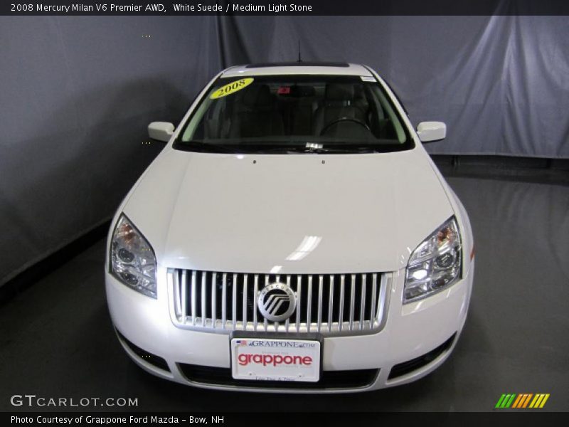 White Suede / Medium Light Stone 2008 Mercury Milan V6 Premier AWD