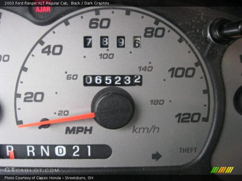 Black / Dark Graphite 2003 Ford Ranger XLT Regular Cab