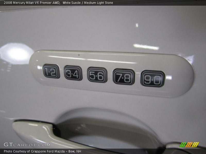 White Suede / Medium Light Stone 2008 Mercury Milan V6 Premier AWD