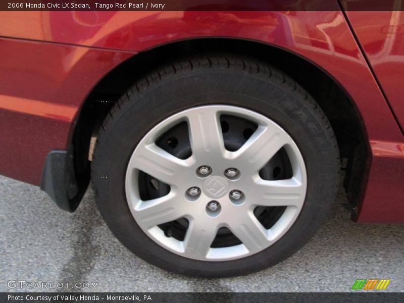 Tango Red Pearl / Ivory 2006 Honda Civic LX Sedan