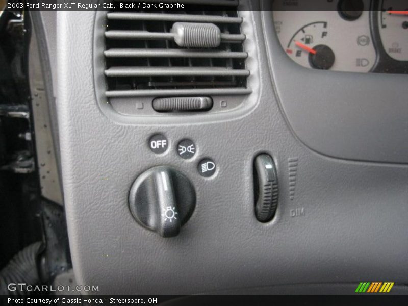 Black / Dark Graphite 2003 Ford Ranger XLT Regular Cab