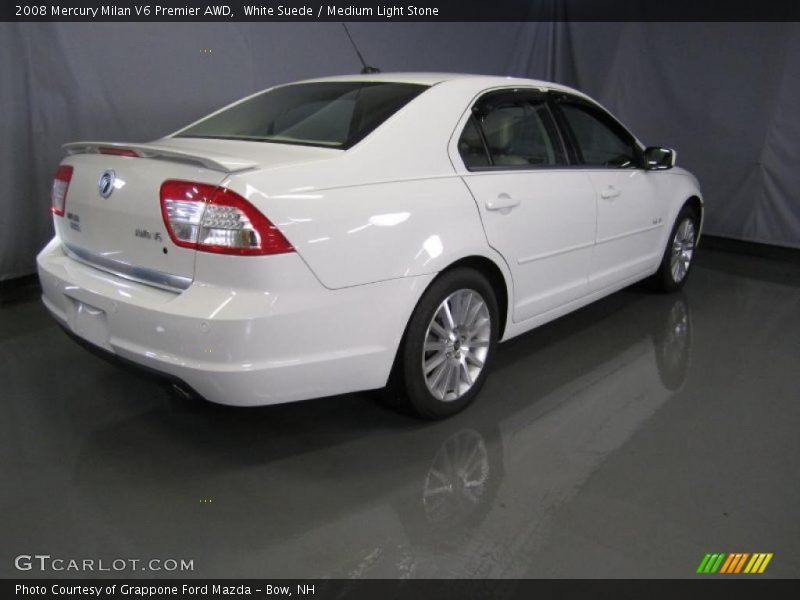 White Suede / Medium Light Stone 2008 Mercury Milan V6 Premier AWD