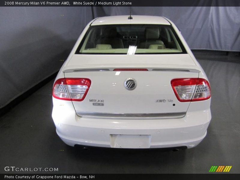 White Suede / Medium Light Stone 2008 Mercury Milan V6 Premier AWD