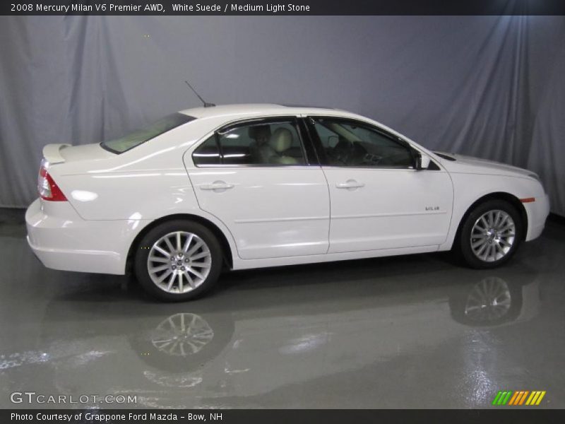 White Suede / Medium Light Stone 2008 Mercury Milan V6 Premier AWD