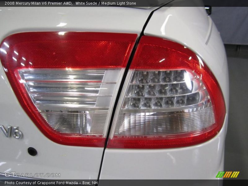White Suede / Medium Light Stone 2008 Mercury Milan V6 Premier AWD