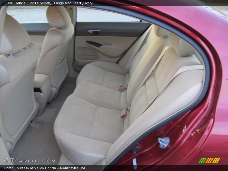Tango Red Pearl / Ivory 2006 Honda Civic LX Sedan