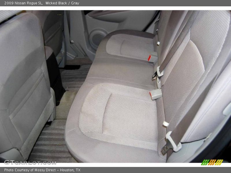 Wicked Black / Gray 2009 Nissan Rogue SL
