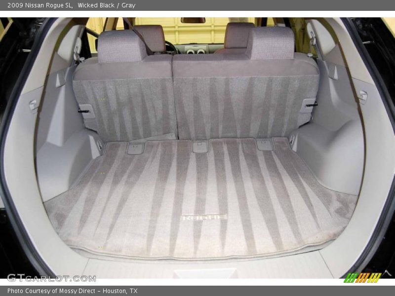 Wicked Black / Gray 2009 Nissan Rogue SL