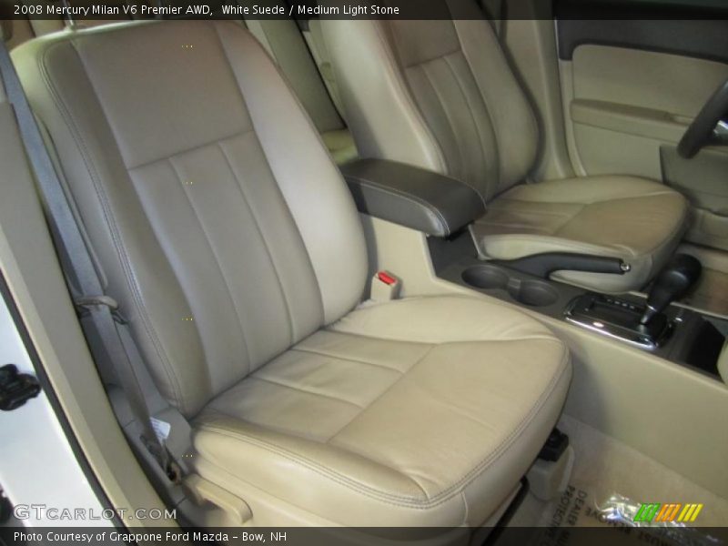 White Suede / Medium Light Stone 2008 Mercury Milan V6 Premier AWD