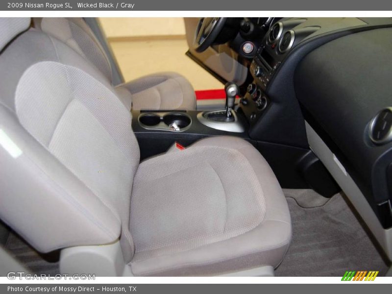 Wicked Black / Gray 2009 Nissan Rogue SL