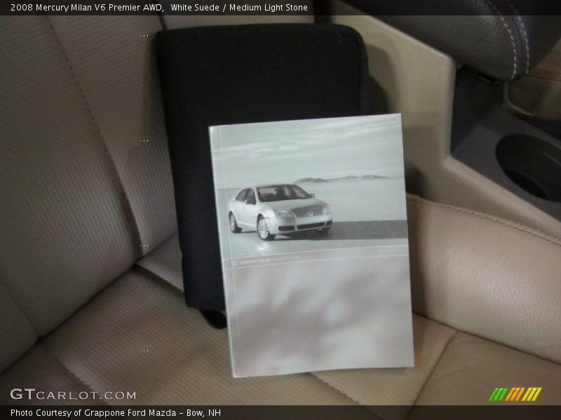 White Suede / Medium Light Stone 2008 Mercury Milan V6 Premier AWD
