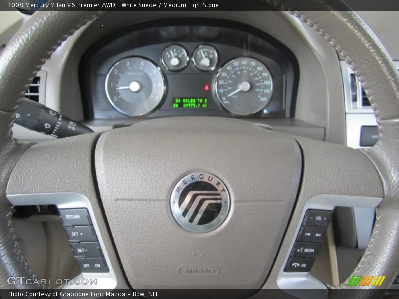 2008 Milan V6 Premier AWD Steering Wheel