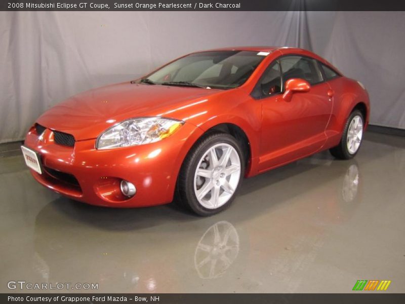 Sunset Orange Pearlescent / Dark Charcoal 2008 Mitsubishi Eclipse GT Coupe