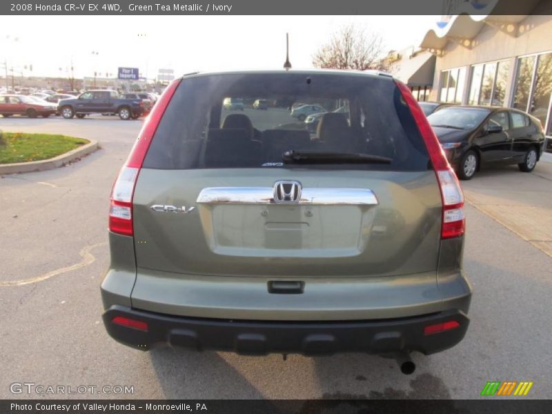 Green Tea Metallic / Ivory 2008 Honda CR-V EX 4WD
