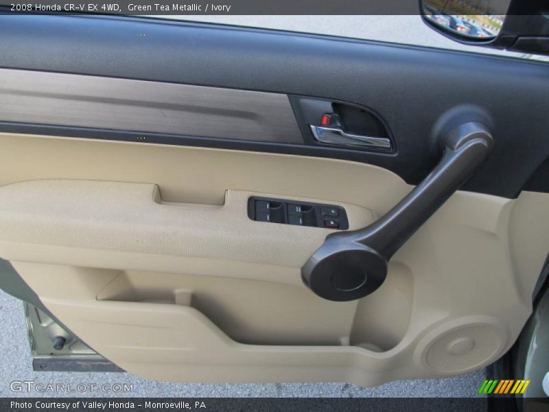 Green Tea Metallic / Ivory 2008 Honda CR-V EX 4WD