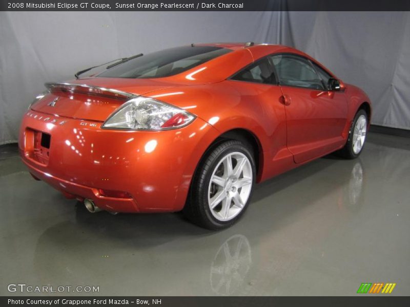 Sunset Orange Pearlescent / Dark Charcoal 2008 Mitsubishi Eclipse GT Coupe